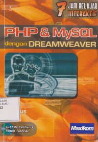 Image of 7 Jam Belajar Interaksi PHP dan MySQL dengan DREAMWEAVER